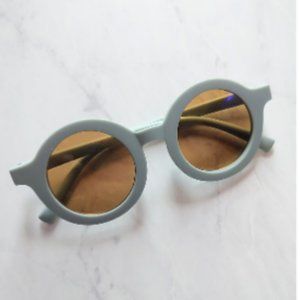 Light Blue Round Sunglasses - Baby/Toddler